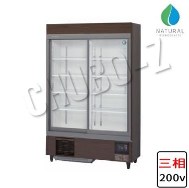 744L ホシザキ リーチイン冷蔵ショーケース RSC-120F3-B(三相200V・木目)