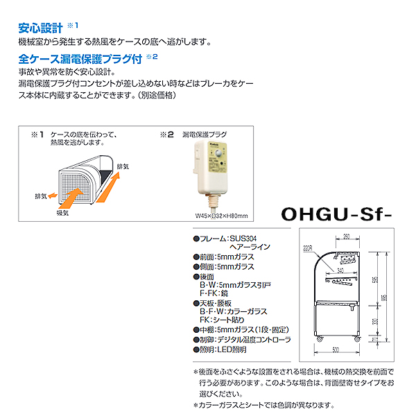 冷蔵ショーケース 大穂製作所 OHGE-ARBb-1500  業務用 中古 送料別途見積 - 6