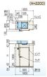 東京・埼玉限定 工事費込　パナソニック プレハブ冷蔵庫 冷凍機上置式 T22S-05F 0.5坪