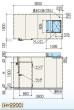 パナソニック プレハブ冷蔵庫 冷凍機上置式 T22S-20F