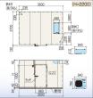 東京・埼玉限定 工事費込 パナソニック プレハブ冷蔵庫 冷凍機別置式 S22S-30F