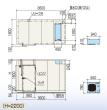 東京・埼玉限定 工事費込 パナソニック プレハブ冷凍庫 冷凍機別置式 S22N-20F