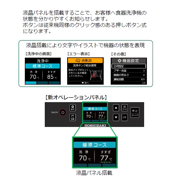 ホシザキ JWE-450RUC-R|小型ドアタイプ|食器洗浄機 | 業務用厨房機器