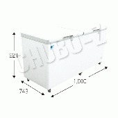 ダイキン 業務用冷凍ストッカー チェストストッカー LBFG6AS 大容量タイプ