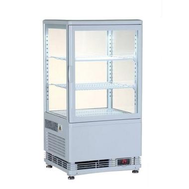 58L テンポス ノンフロン 4面ガラス冷蔵ショーケース  TBSC4-058-WH