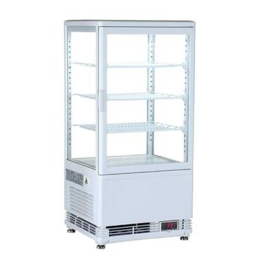 68L テンポス ノンフロン 4面ガラス冷蔵ショーケース  TBSC4-068-WH