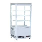 68L テンポス ノンフロン 4面ガラス冷蔵ショーケース  TBSC4-068-WH