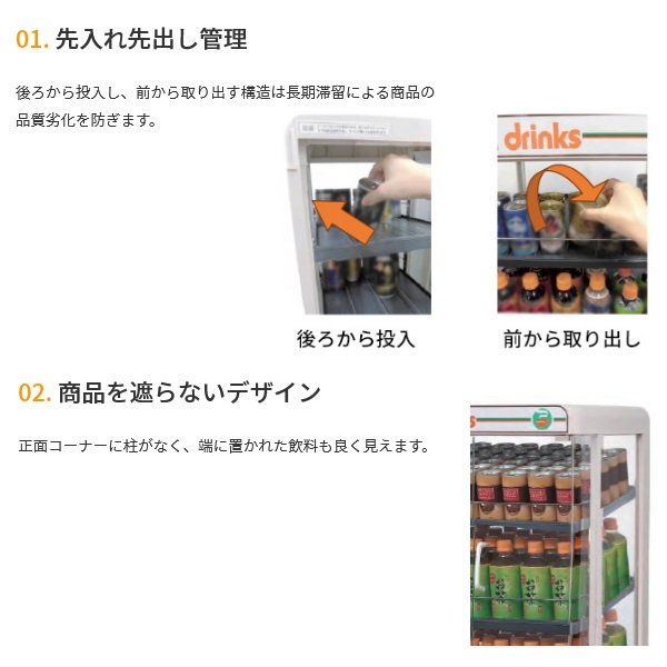日本ヒーター PW120-S4|冷蔵ショーケース|ホットショーケース(缶・ペットボトル飲料ウォーマー) |  業務用厨房機器/調理道具通販サイト「厨房ズfeat.ユー厨房」