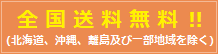 全国送料無料（北海道、沖縄、離島及び一部地域を除く）